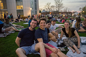 students at GHH lawn