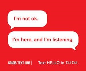 Crisis Text Line - Text HELLO to 741741