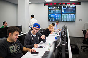 Students inside the Stoico/FirstFed classroom.