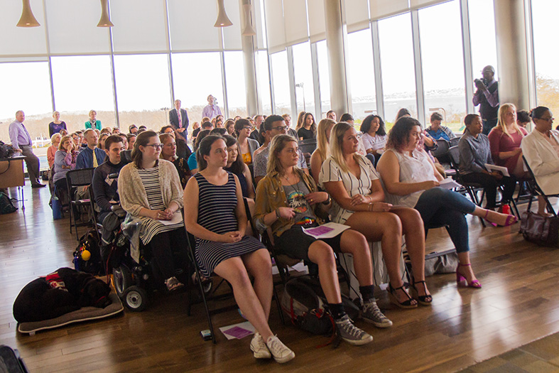 Students in hall