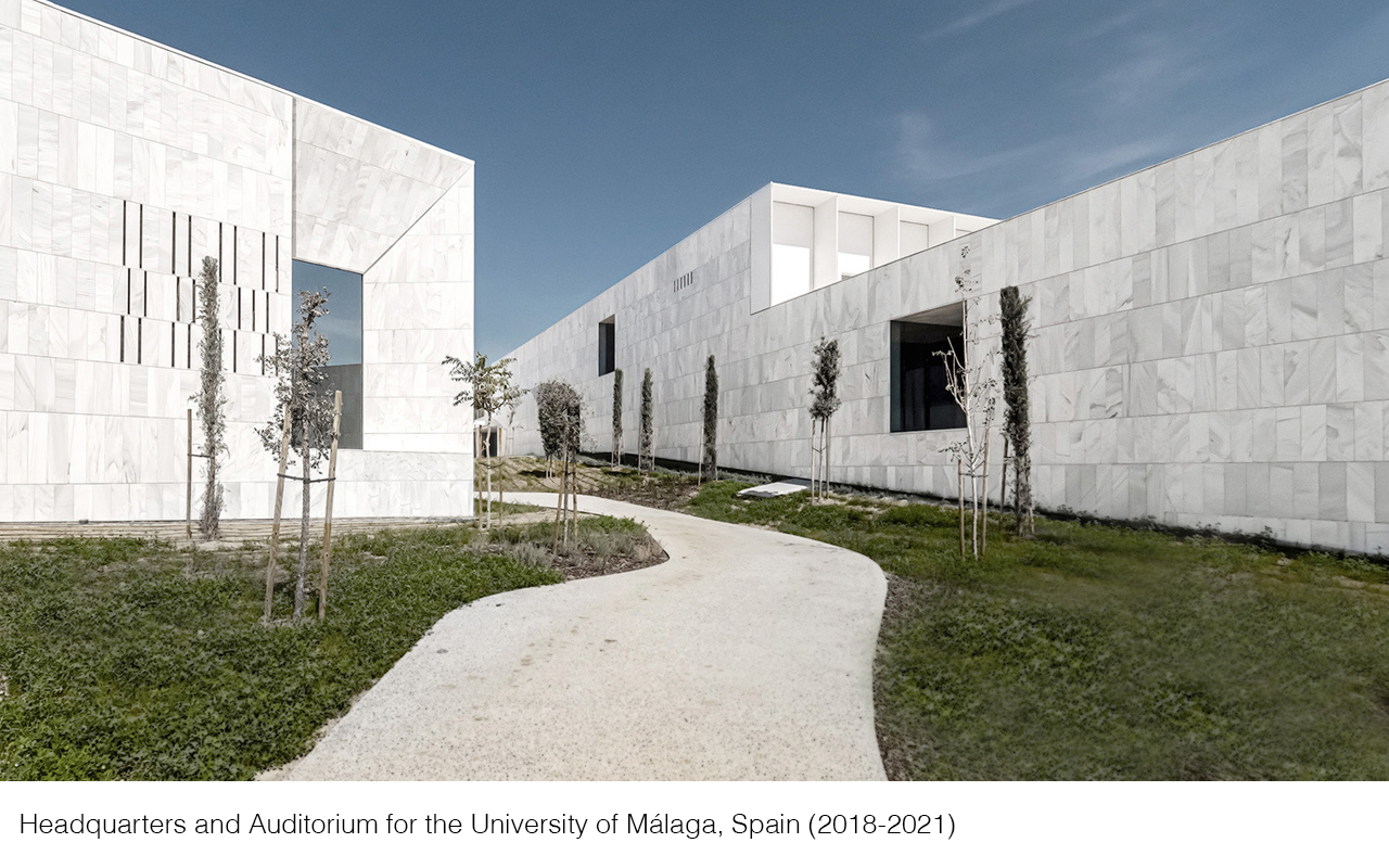 Headquarters and Auditorium for the University of Málaga, Spain (2018-2021)