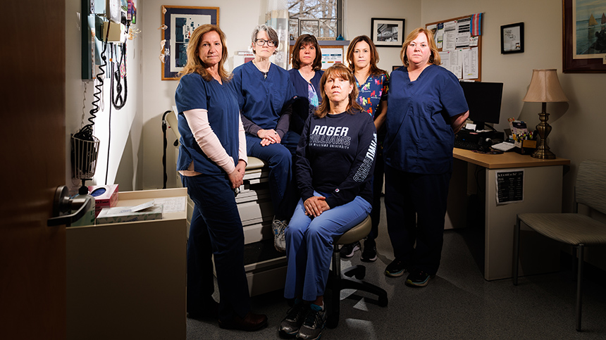 image of RWU Health Services staff