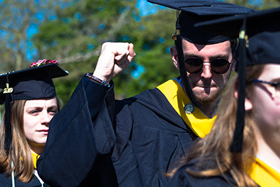 Students celebrate commencement