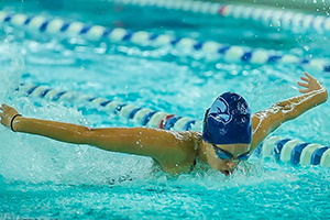 RWU swimmer