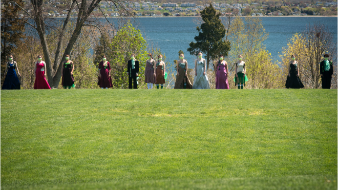 Dancers in Line