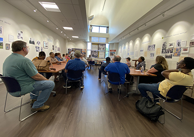 A room of attendees at the Legacies of American Slavery Public History Institute