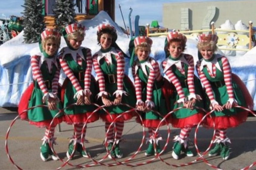 Jillian Hopke, '02, second from left, pictured at Walt Disney World