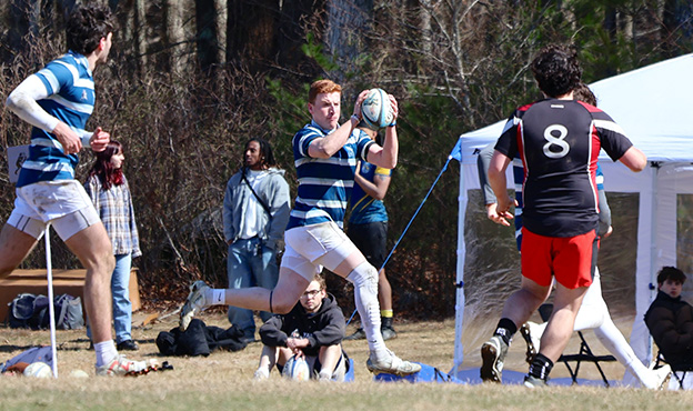 Roche said joining the Men's Rugby team was a defining moment in his college experience.