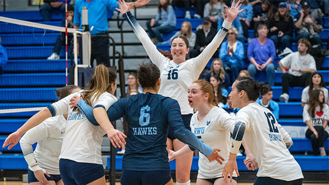 Winsten served as team captain of the women’s volleyball team during her junior and senior years.