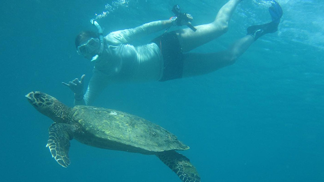 Winsten participated in a Marine Biology-focused study abroad trip in Panama.
