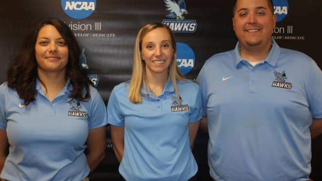 photo of three athletic training staff