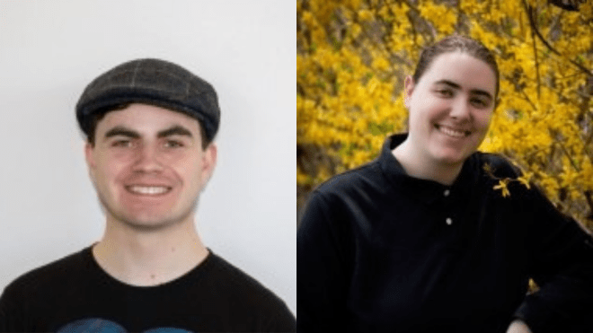 Grant Soedler (left), Jordan Durfee (right)