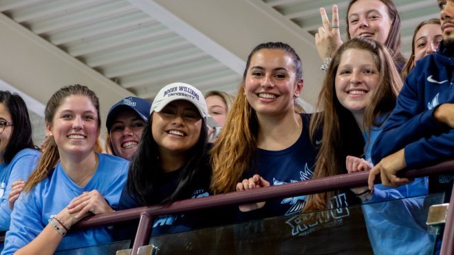 RWU students gather for lip dub video