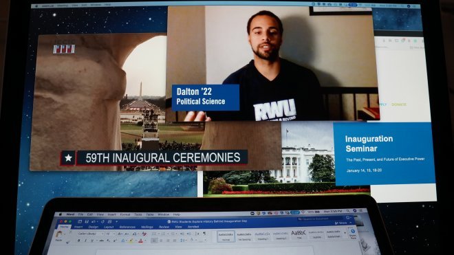 image from virtual Inauguration seminar