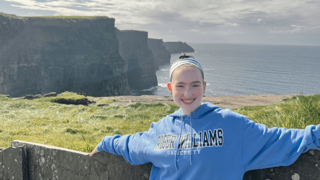 Lea at the Cliffs of Moher