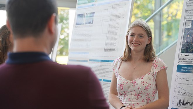 At the 2024 Summer Research Showcase on Oct. 22, students brought innovation to life through hands-on research and cutting-edge projects.