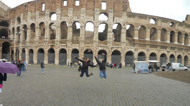 Two RWU Students in Rome