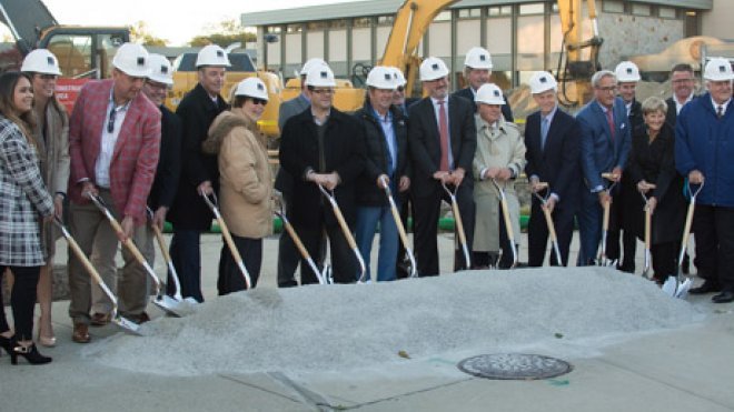 Groundbreaking ceremony for SECCM Labs.