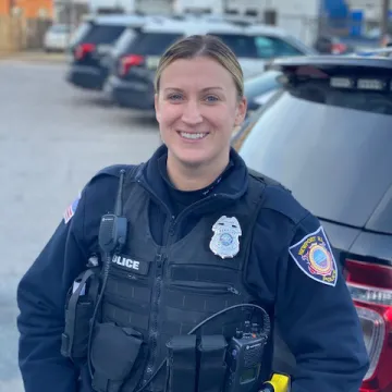 Brittany Foster in uniform