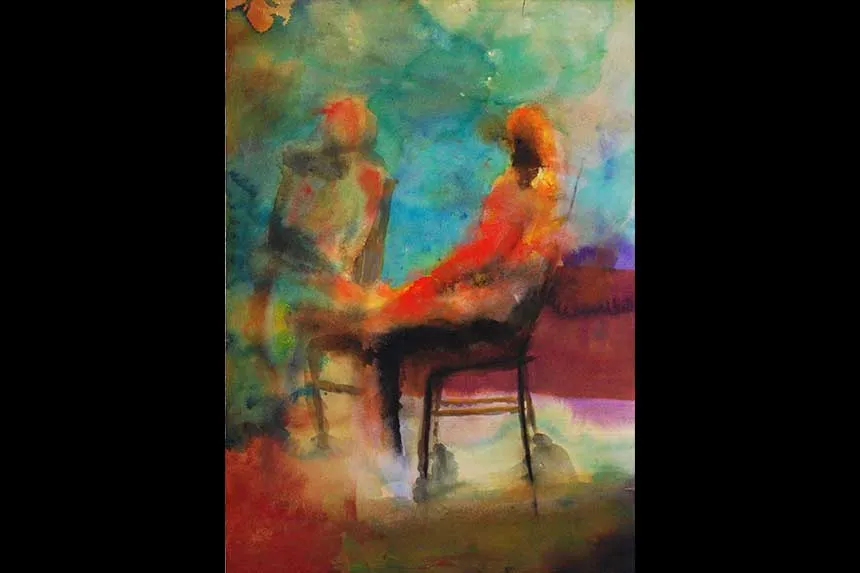 An abstract painting
