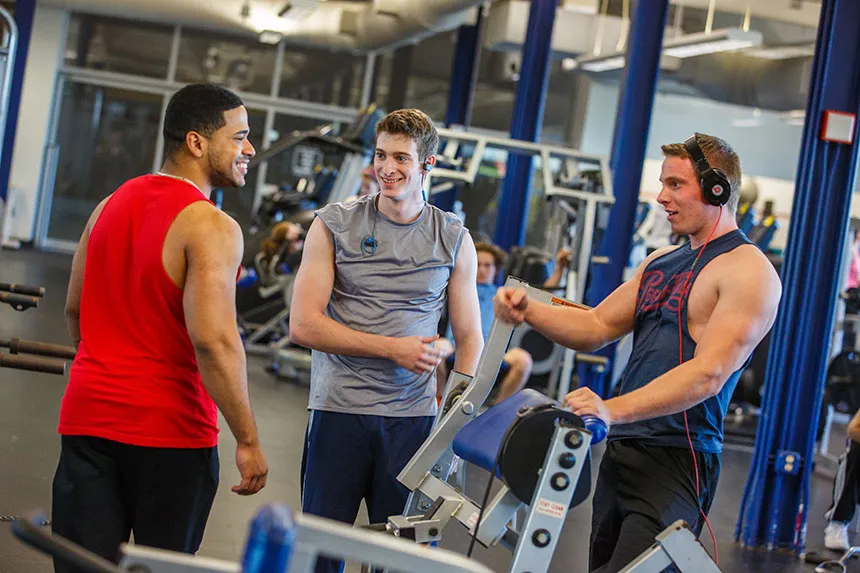 Students working out