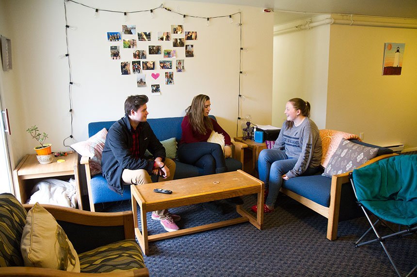 Students lounging