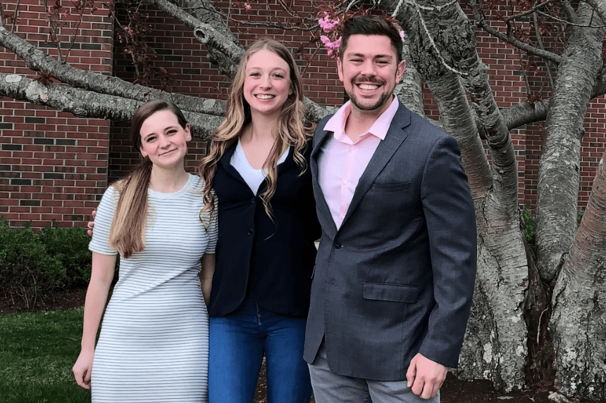 Three Henderson Outstanding Tutor Award Recipients pose together