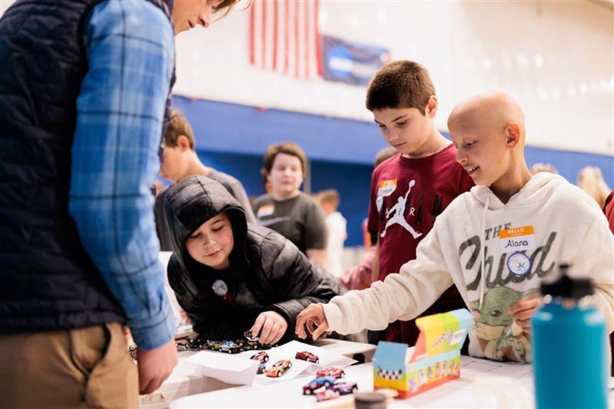 Students at KidWind 