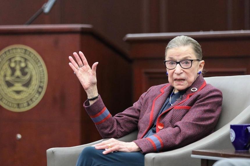 ruth bader ginsburg talking